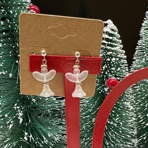 Christmas Angel Post Earrings with Silver Accents 2/$22